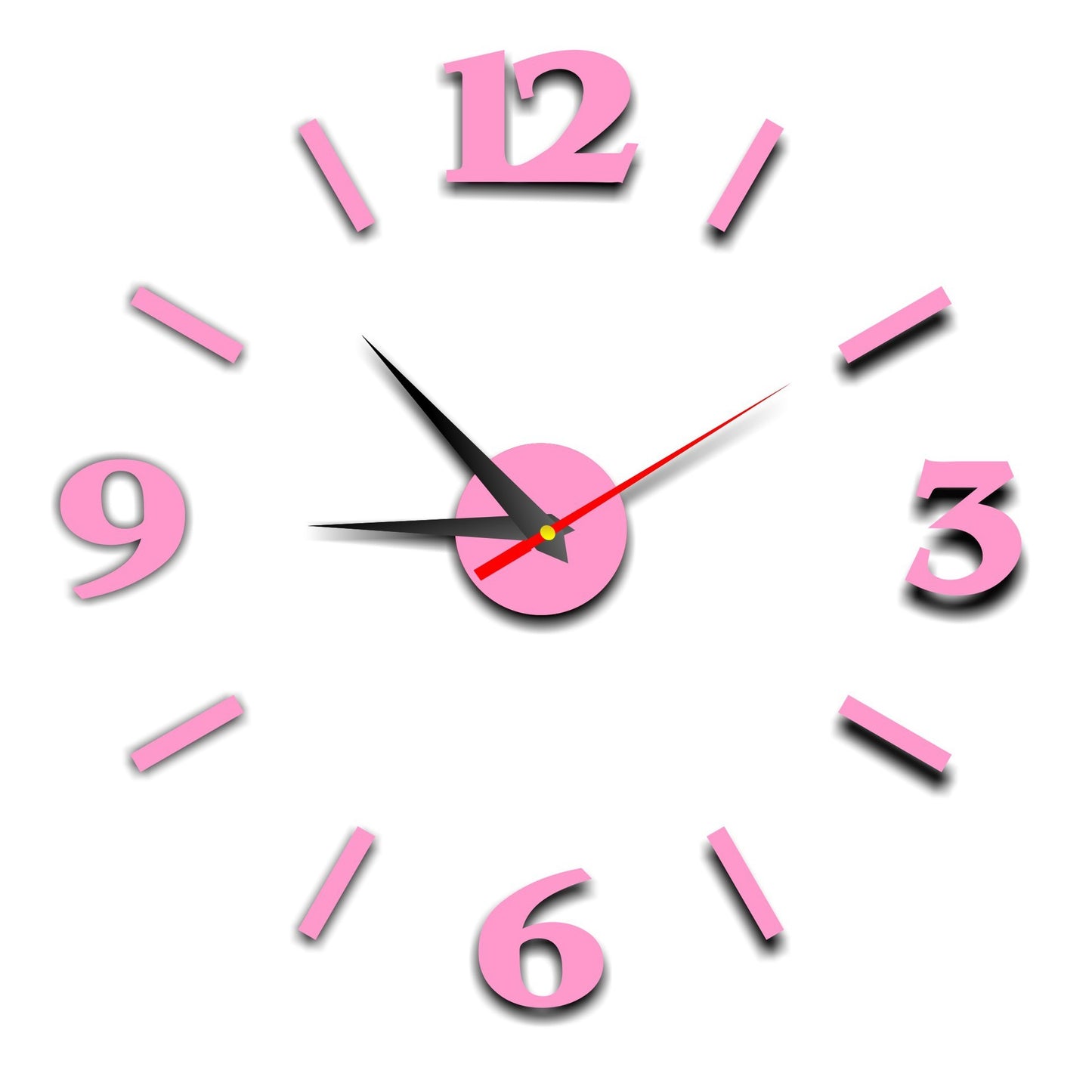 Wall Clock Living Room Personality Clock Large Wall Clock Mute Modern Minimalist Art Digital Clock