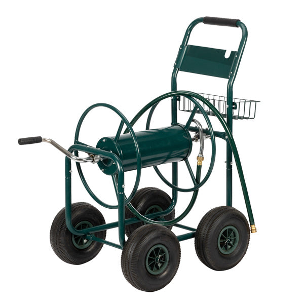 97 X53 X100cm Green Molten Iron Pipe Cart
