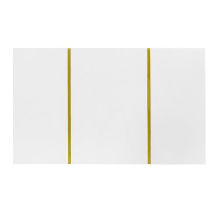 White High-gloss Coffee Table, Modern And Simple, With 2 Drawers