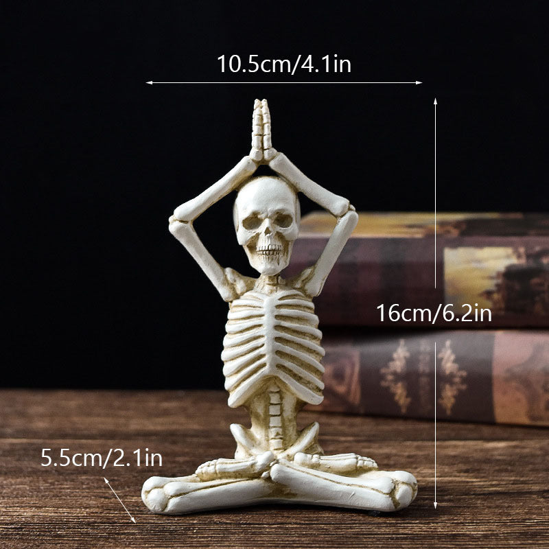 Halloween Yoga Skeleton