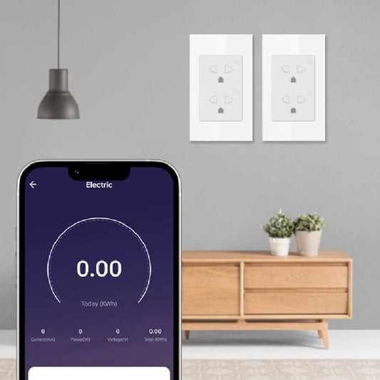 Graffiti WiFi Smart Wall Socket American Standard European Standard