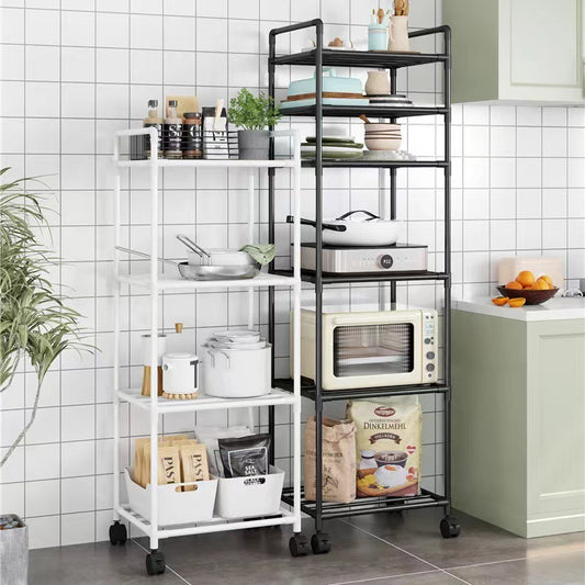 Kitchen Shelf Trolley Floor Multi-layer Household Storage Rack