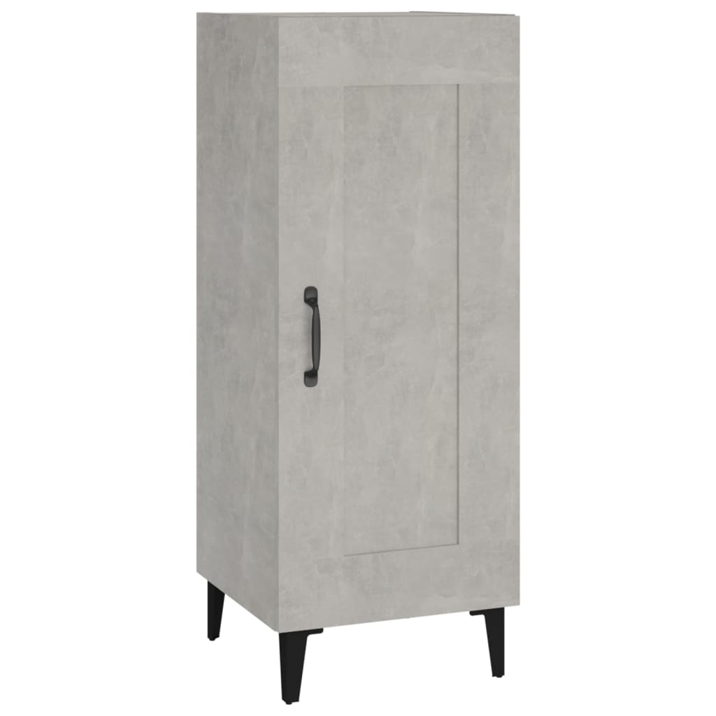 Sideboard Concrete Grey 34.5x Wood-based material