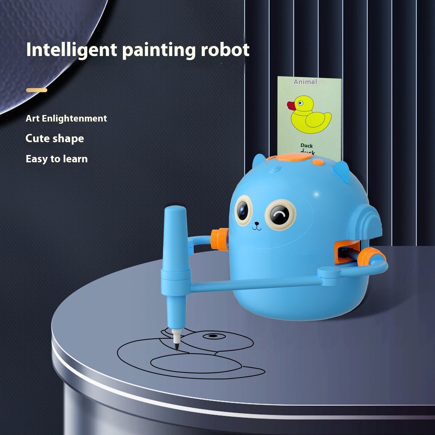 Early Education Intelligent Automatic Painting Robot 3-8 Years Old