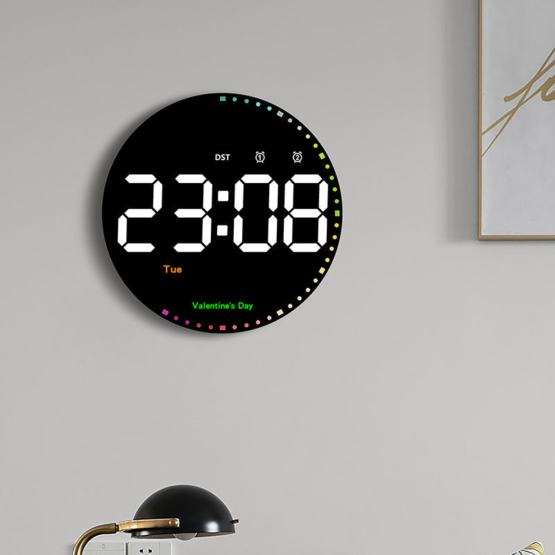 Living Room Digital Electronic Clock Wall Clock