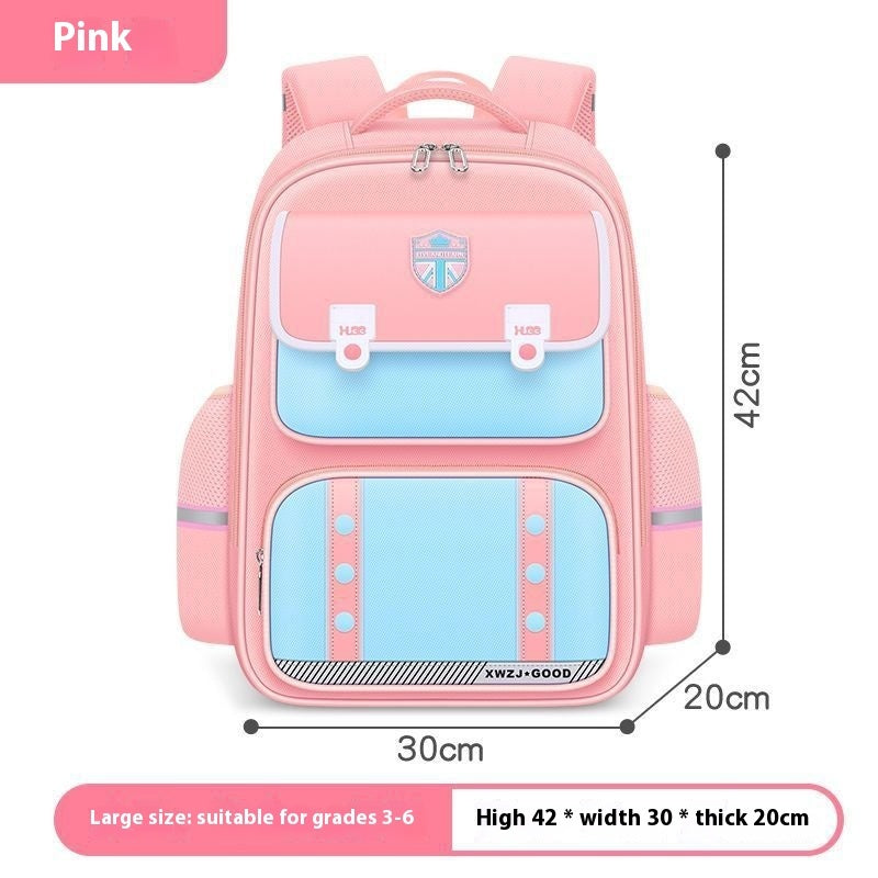 British Style Children's Schoolbag Primary School