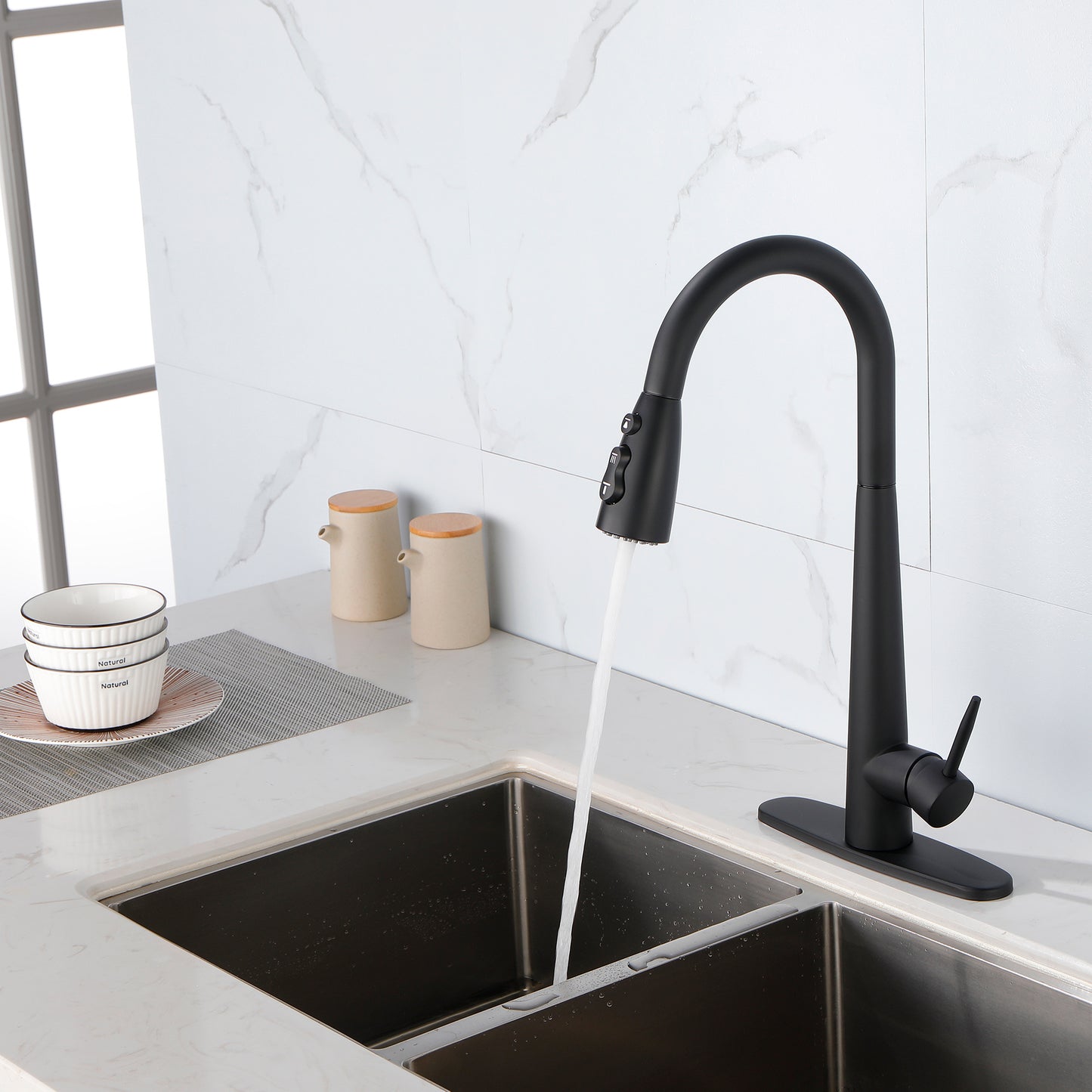 Kitchen Faucet With Pull-down Spray