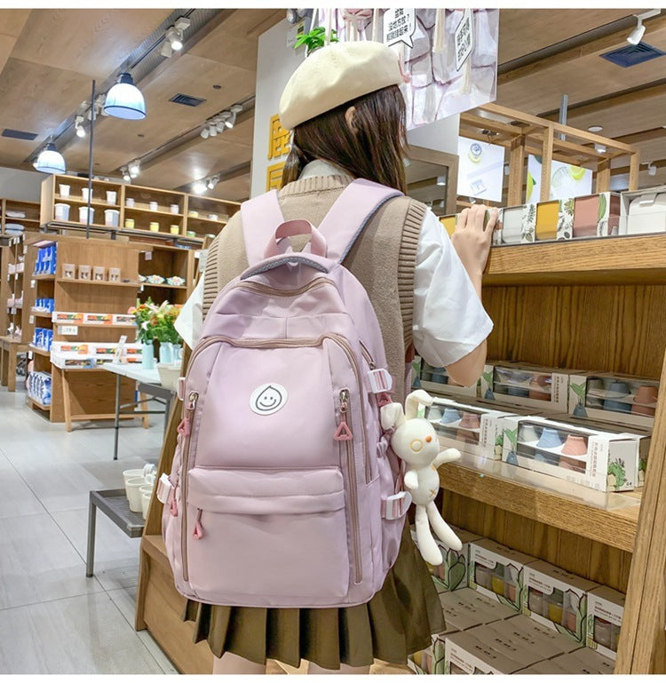 Schoolbag Female College Student Primary School Student High School Student Large-capacity Backpack