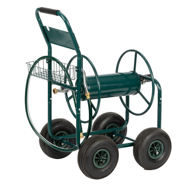 97 X53 X100cm Green Molten Iron Pipe Cart