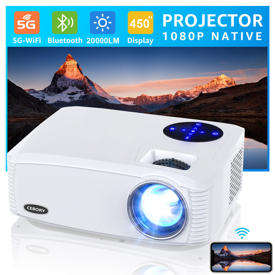 WiFi Bluetooth Native Projector