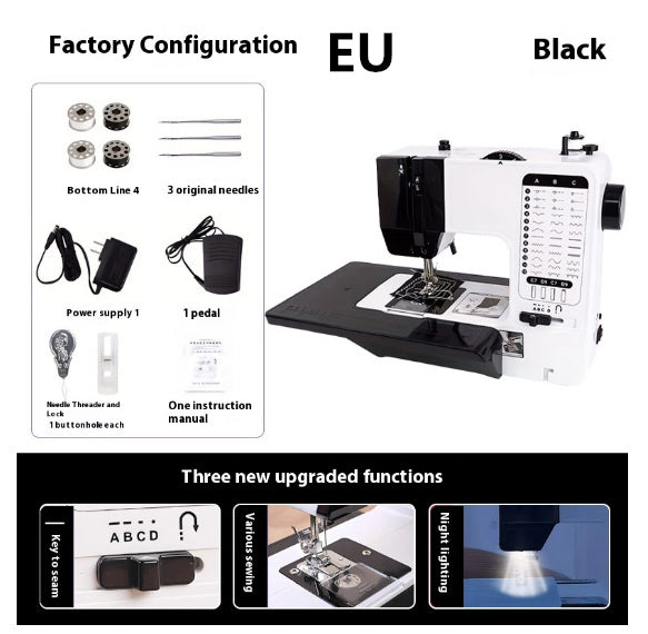 Sewing Machine Household Multi-functional Electric Desktop Automatic Sewing Machine With Expansion Board