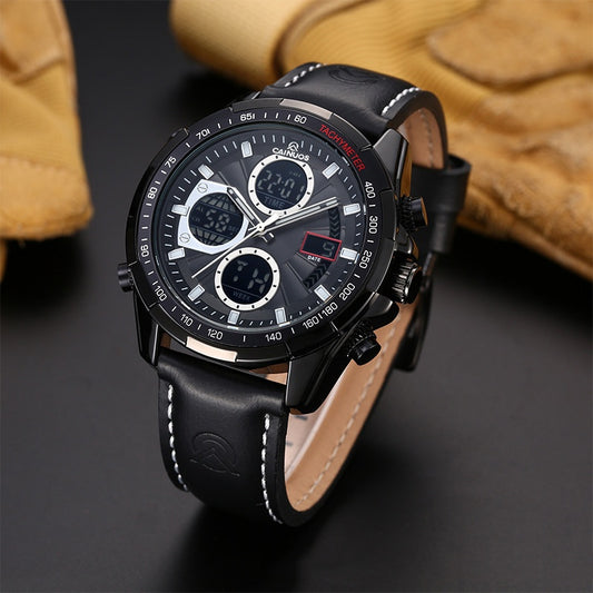 Waterproof Luminous Multifunctional Quartz Digital Watch