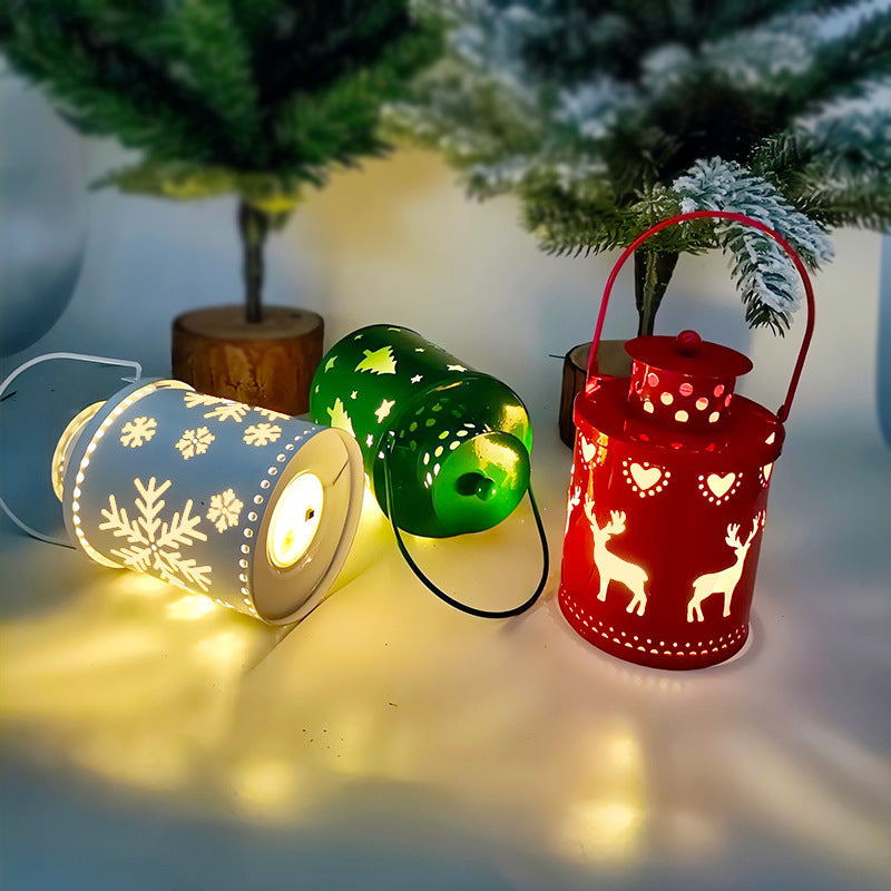 Luces de velas navideñas