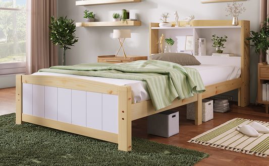 Einzelbett Aus Massivholz