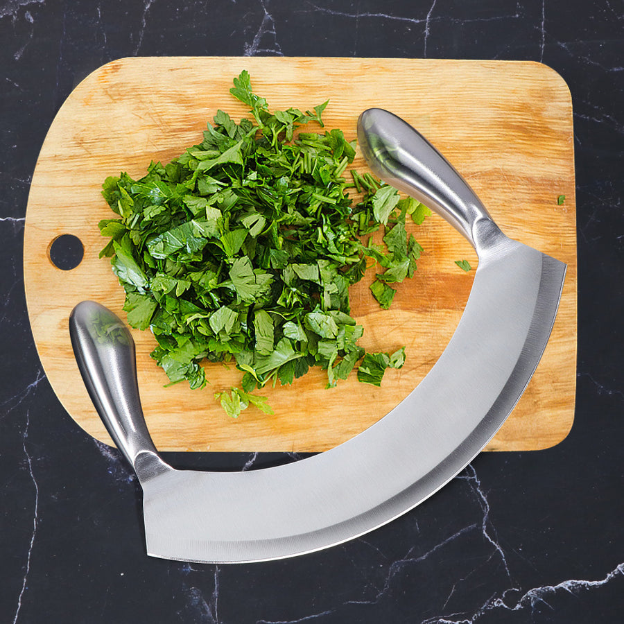 Double Handle Swing Stainless Steel Bread Knife