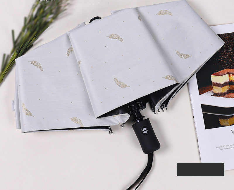 Automatic Umbrella Female Rain Or Shine Folding Umbrella Sun Umbrella Sun Protection