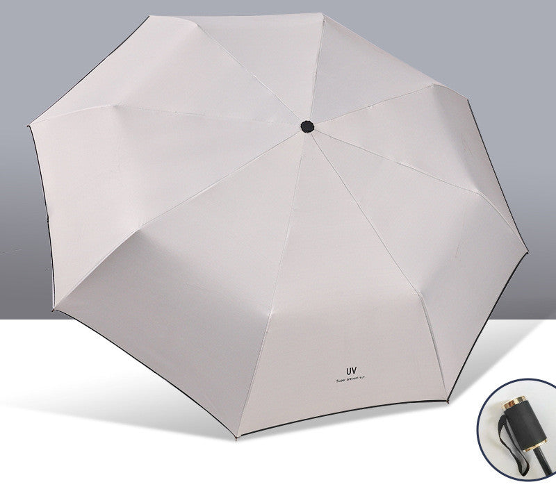 Automatic Umbrella Female Rain Or Shine Folding Umbrella Sun Umbrella Sun Protection