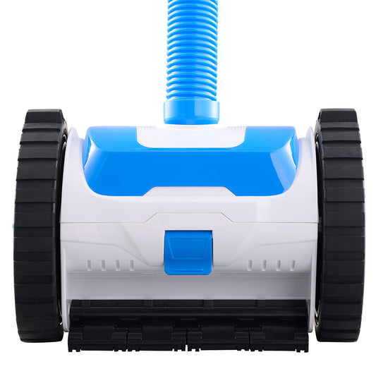 Suction Pool Cleaner, Automatic Pool Vacuum Cleaner, Suction Side Automatic Pool Cleaner, Suction Vacuum Pool Sweeper With 2 Wheels, For In-ground Pool And Above-Ground Pool Up To 20 X 40 Ft