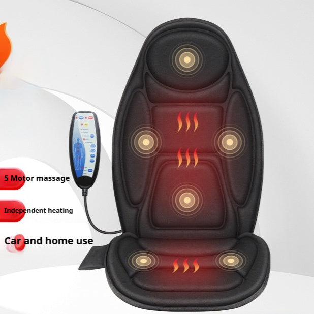 Car Heating Back Integrated Massage Seat Cushion
