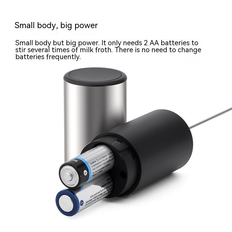 Espumador de leche eléctrico Mini espumador de leche y café creativo