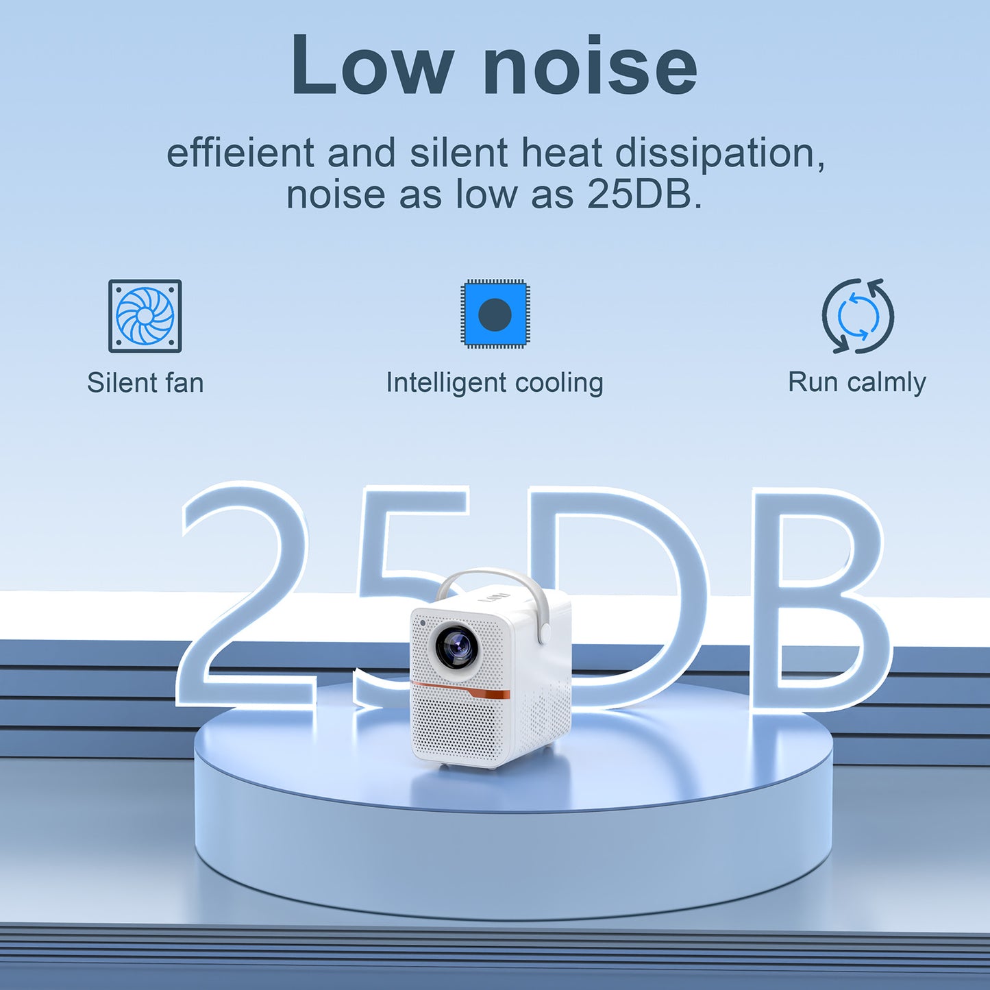 P10 New Super Clear Cross-border Household Mini Portable LCD Projector Android Projector Outdoor