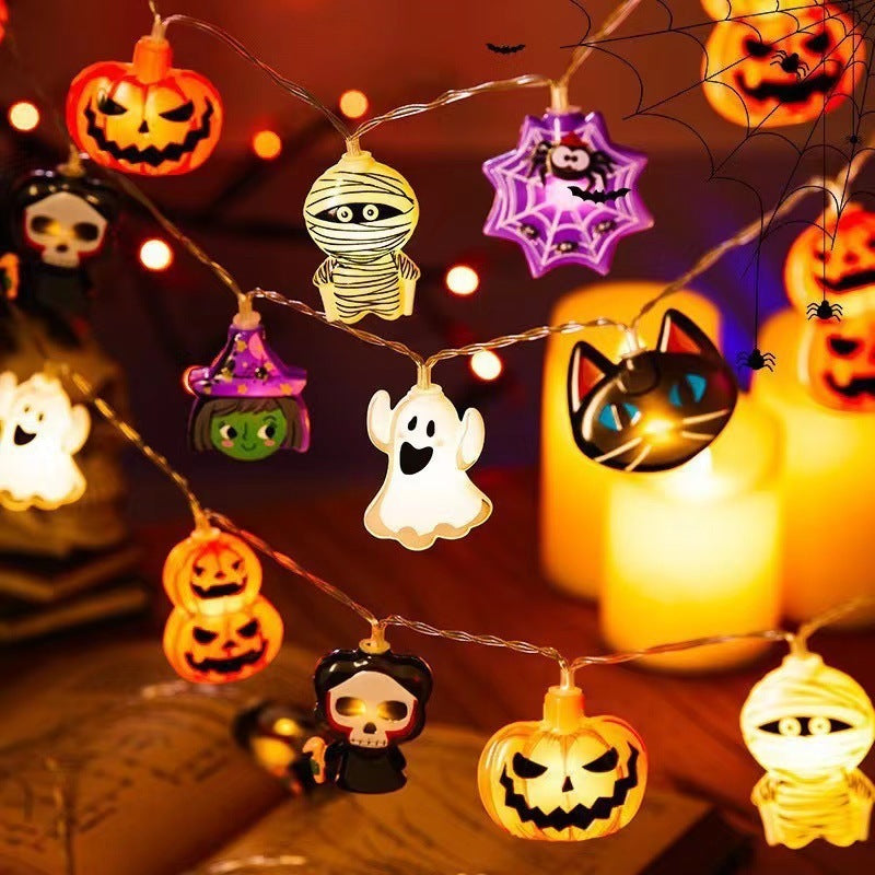 Halloween pumpkin fairy lights