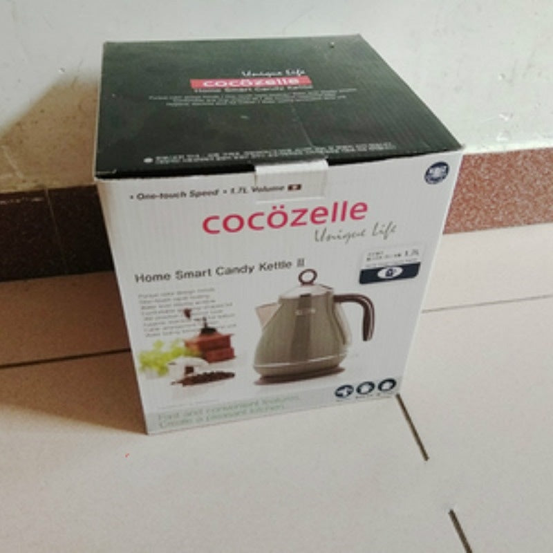 Household Retro Electric Kettle 304 Stainless Steel Automatic Power Off