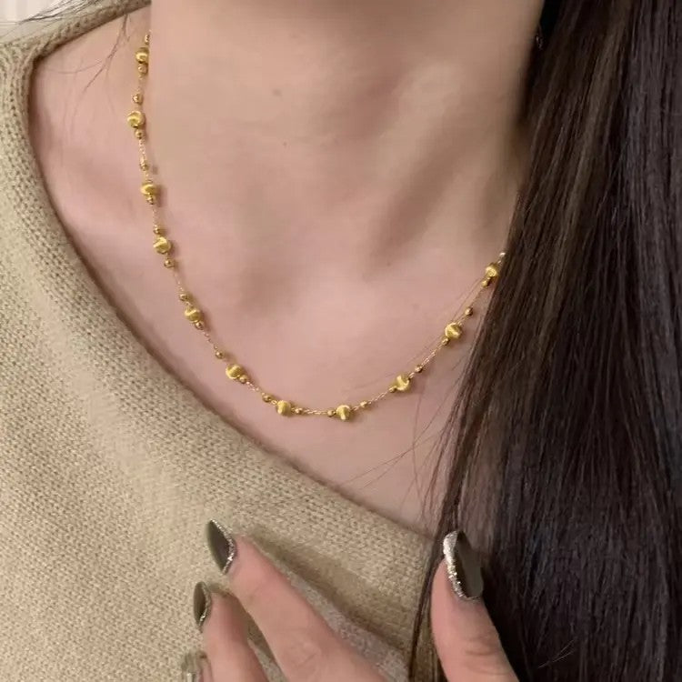 Womens Shattered Starlight Necklace With Cats Eye Beads