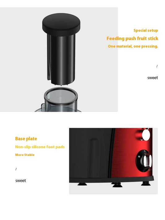 Multifunctional Home Juice Extractor Stainless Steel
