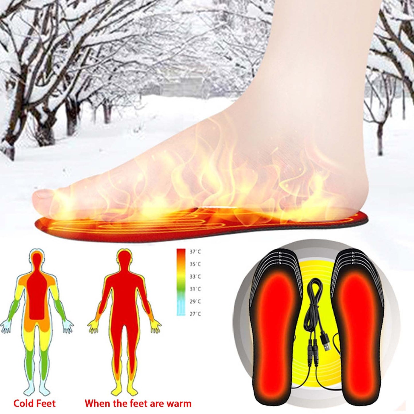 heated shoe insoles