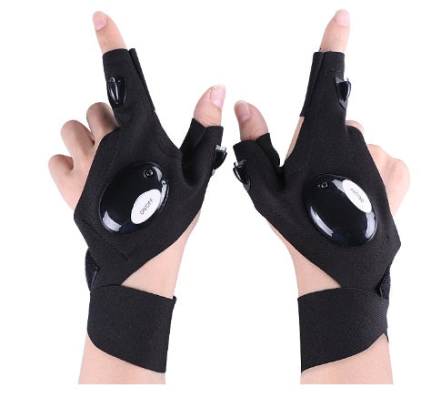 Flashlight glove