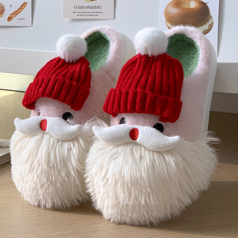 Lindas pantuflas de Papá Noel