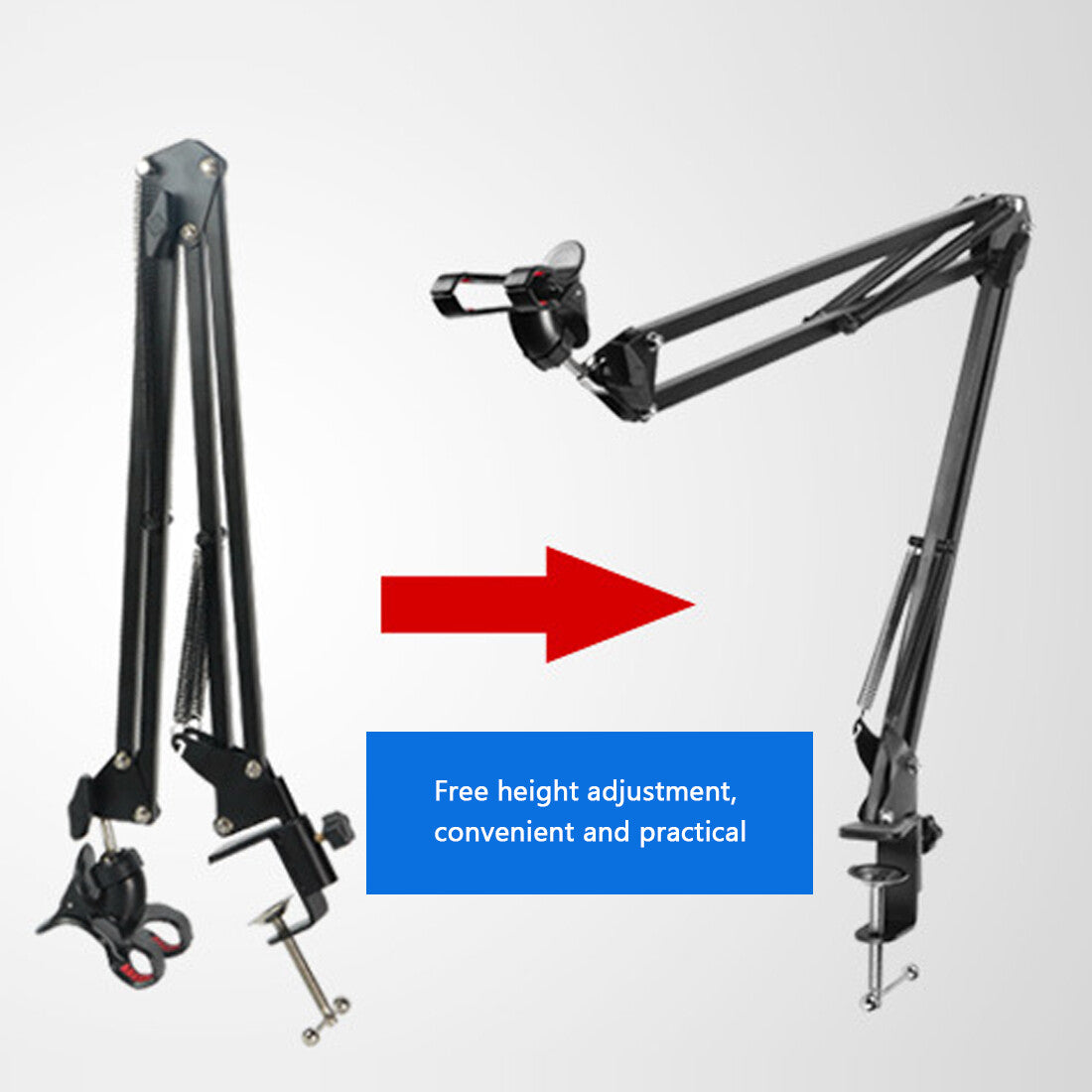 NEW 360 Long Arm Lazy Tablet Stand IPad Phone Holder Mount Clamp Bed Table Overhead UK
