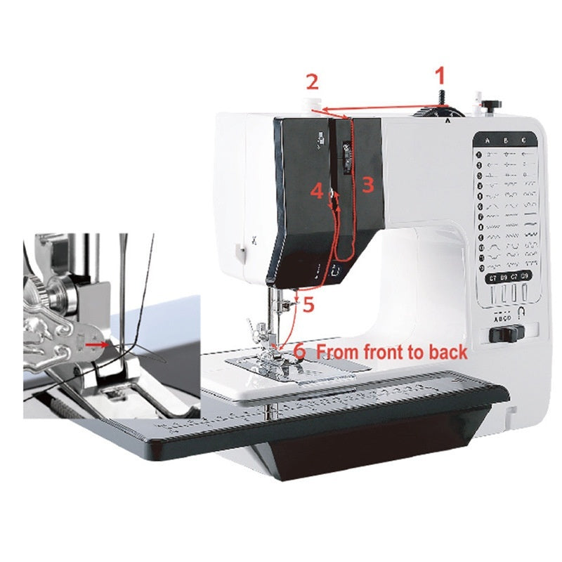 Sewing Machine Household Multi-functional Electric Desktop Automatic Sewing Machine With Expansion Board