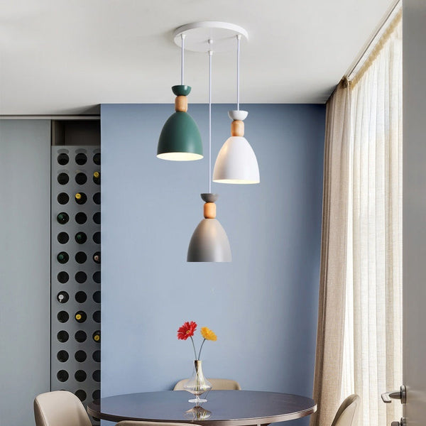 Dining Room Chandelier Three-head Dining Table Lamp Modern Bar Counter