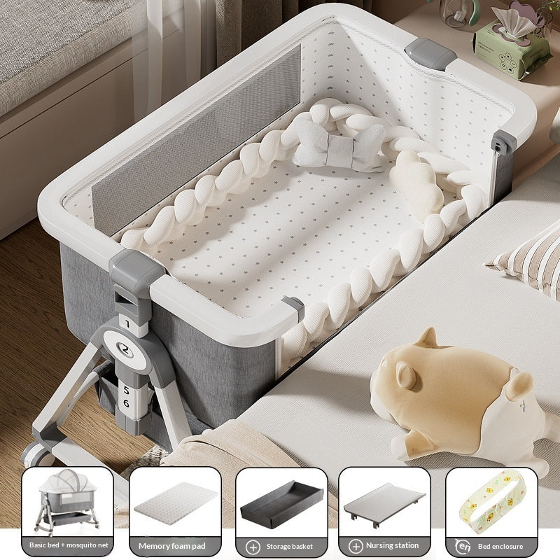 Multifunctional Portable And Mobile Baby Cradle Bed For Infants