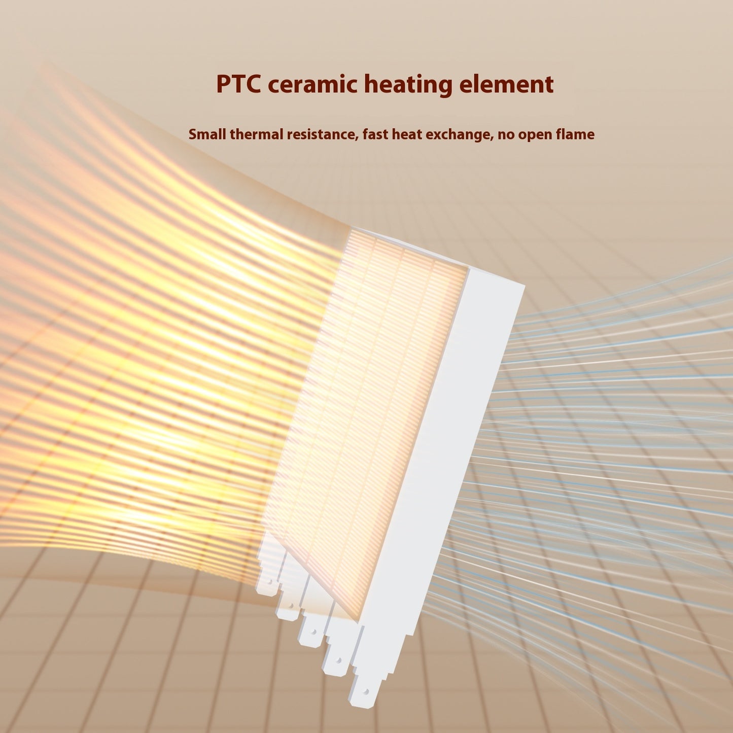 Heater Desktop Small Warm Air Blower PTC Ceramic Heating Electric Heater