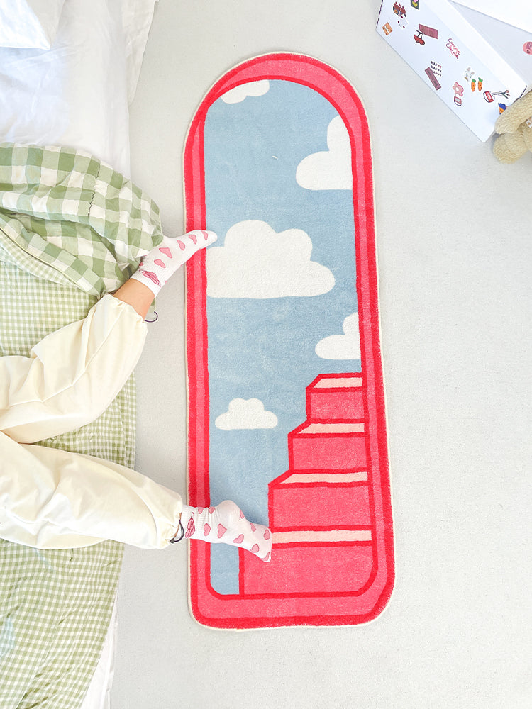 Ins Carpet In Front Of Mirror Bedroom Carpet Anti-slip