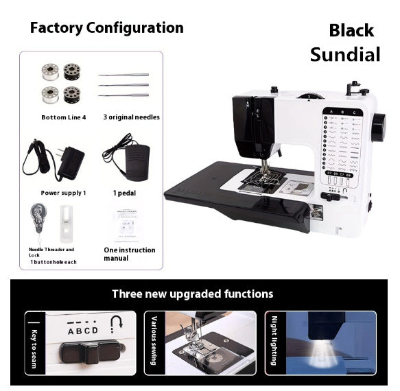 Sewing Machine Household Multi-functional Electric Desktop Automatic Sewing Machine With Expansion Board