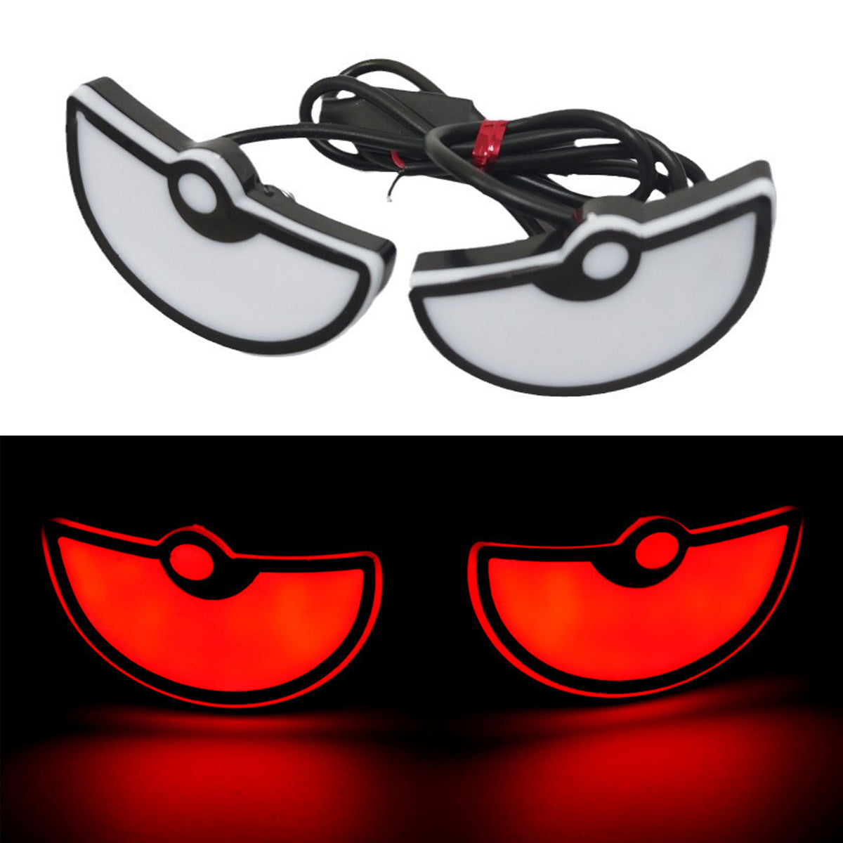 Triangle Eyes Modified General Motorcycle Decorative Accessories Car Lights