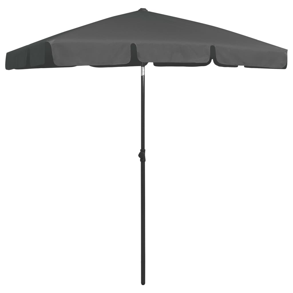 beach umbrella anthracite