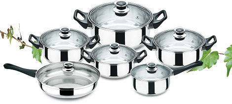 Thickened Stainless Steel Pot Suit