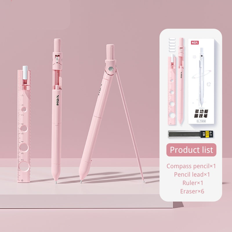 Multifunctional Compass Dual-use Mechanical Pencil For Drawing