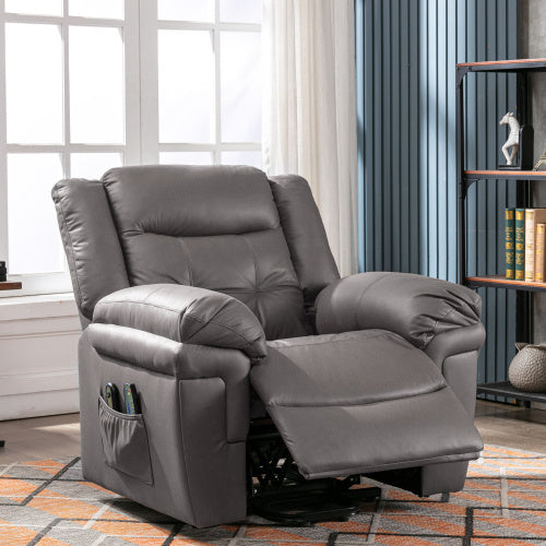 Power Lift Recliner,Lift Chairs Recliners For Elderly, Electric Massage Heating Chair For Seniors Living Room Armchair-Tech Cloth