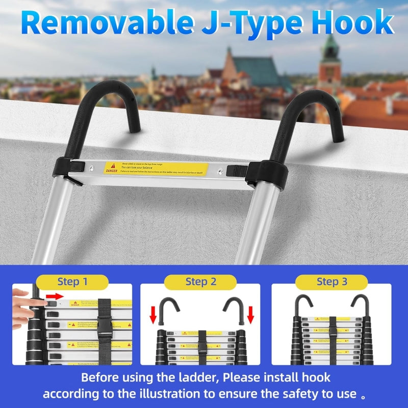 3.2m Aluminum Folding Ladder Multi-Functional For Home And Work