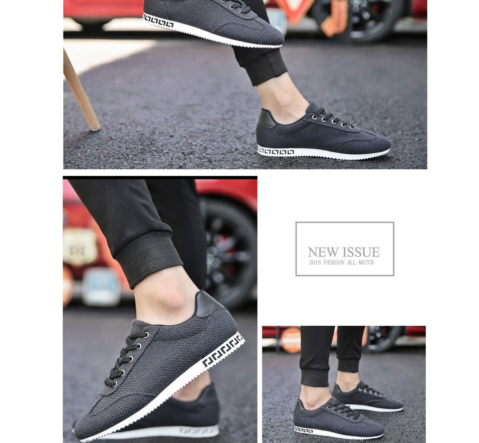 Men's tide shoes linen breathable casual shoes Korean youth students canvas shoes sports shoes