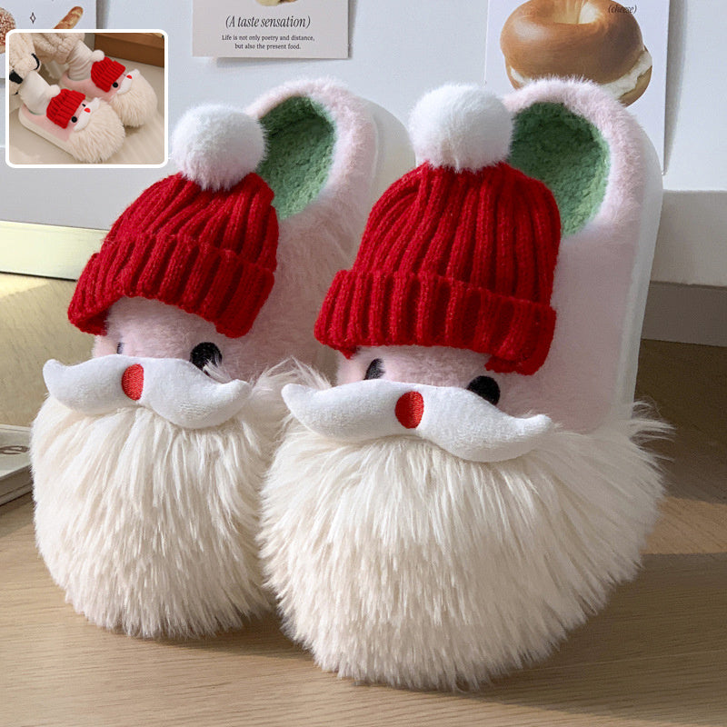 Lindas pantuflas de Papá Noel