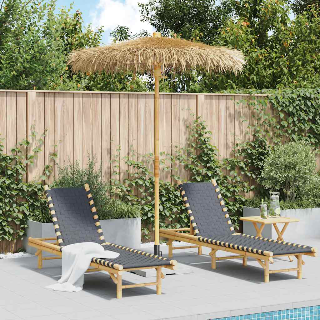 Tiki umbrella with banana leaf roof 150 cm   Tiki umbrella