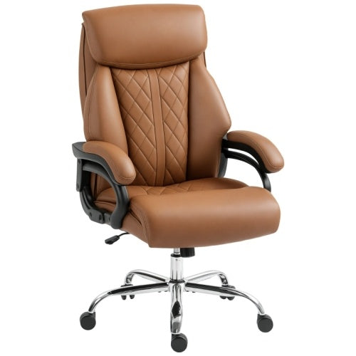 Spring Padded Faux Leather Office Chair