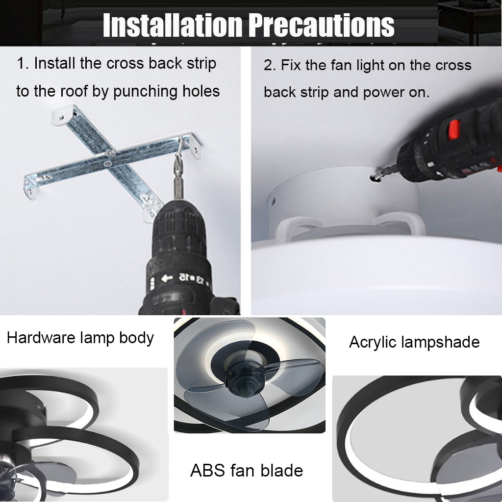 LED Ceiling Lamp Circular Atmospheric Living Room